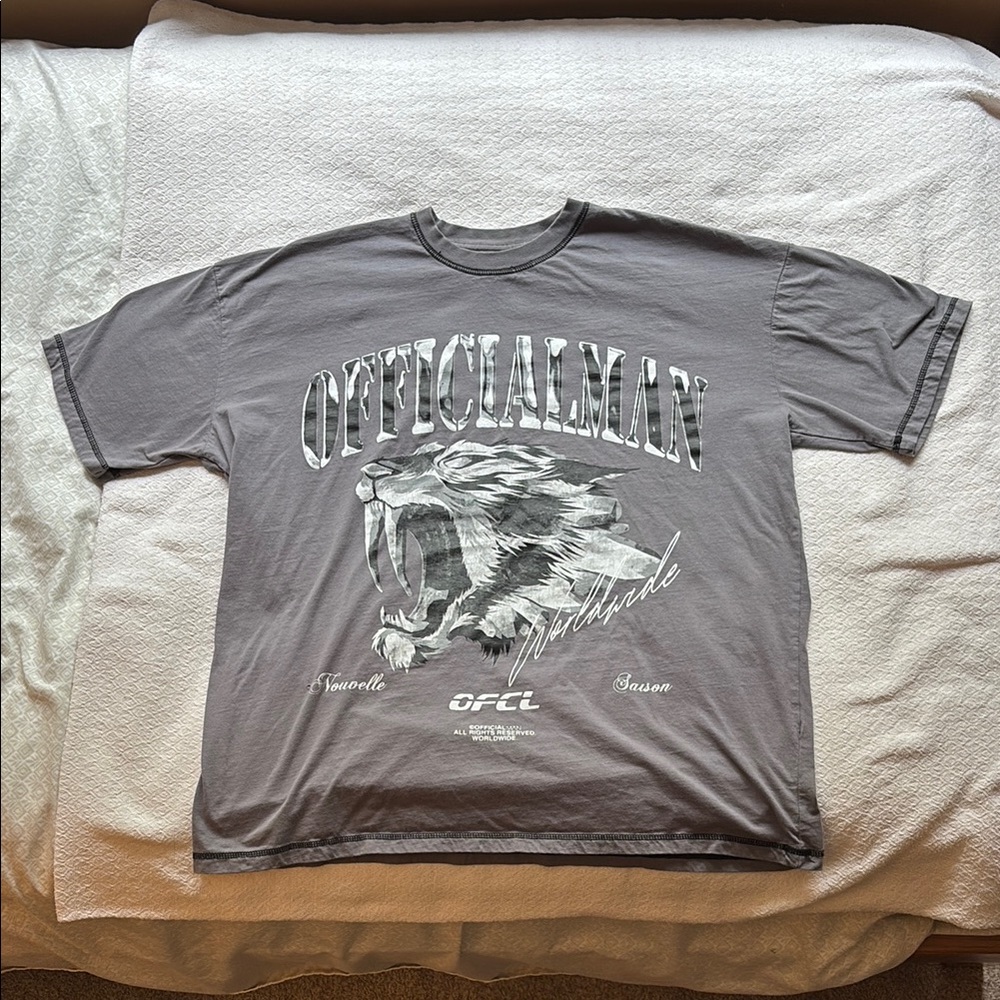 Officialman Gray Graphic Tee